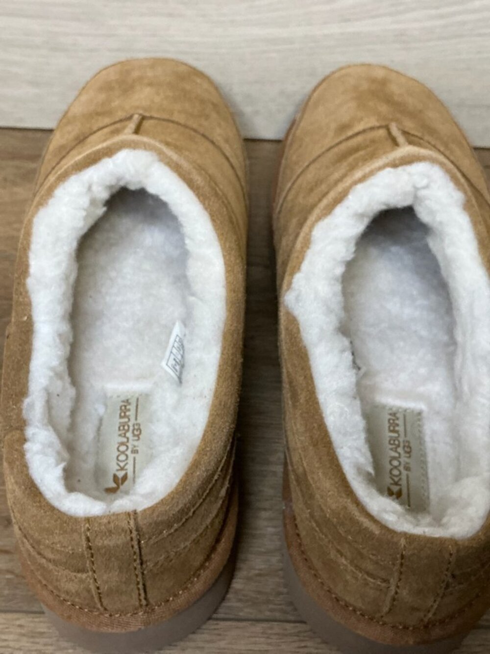 Koolaburra by UGG Graisen Suede Fur-Lined Slippers Size 11 - Picture 5 of 7